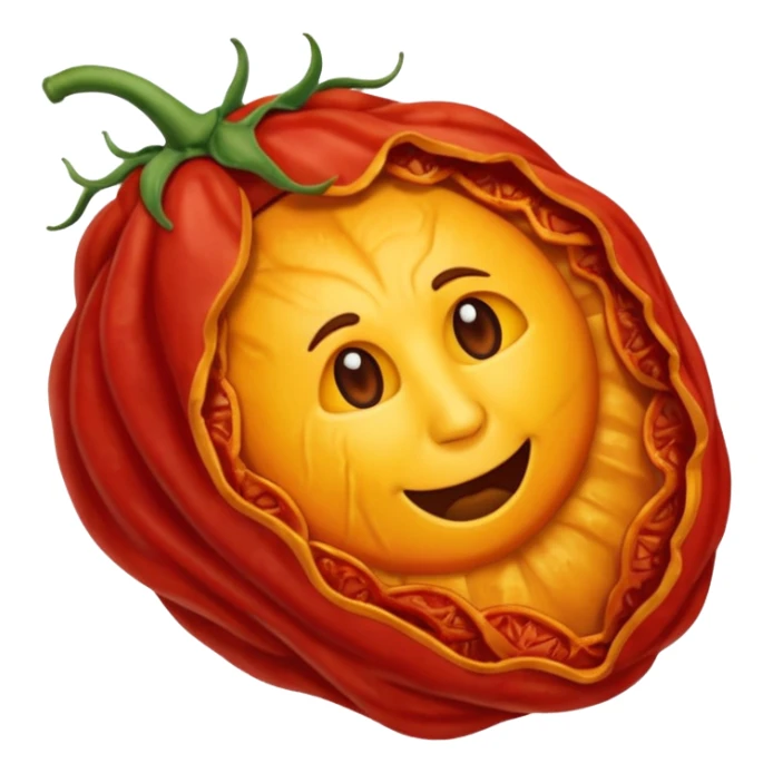 Sun dried tomate sticker