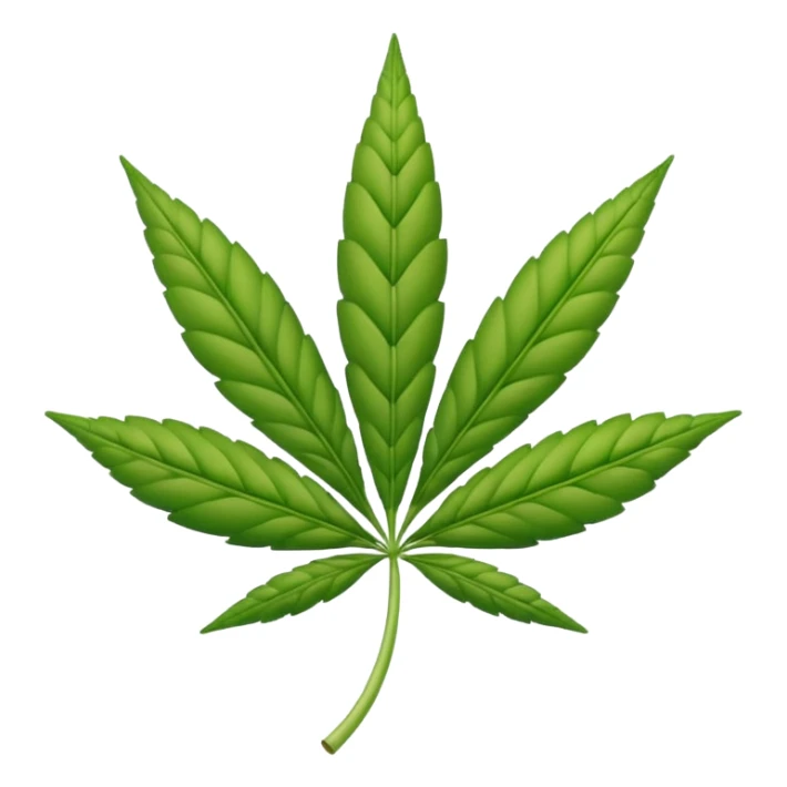 iphone emoji style joint weed sticker