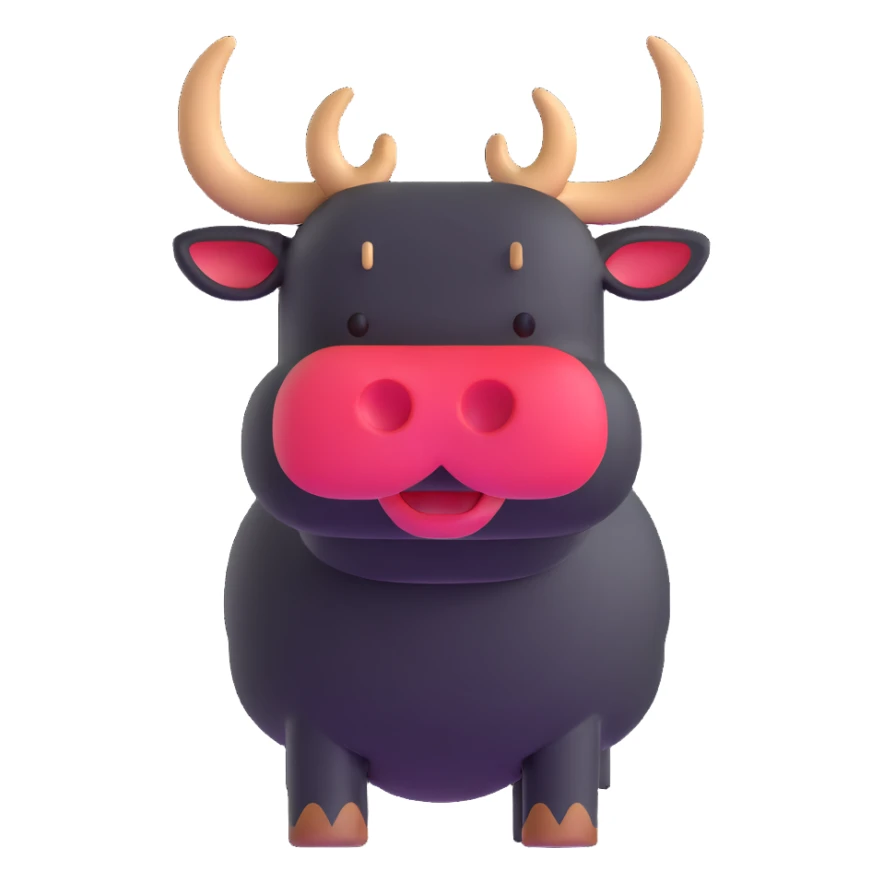 ox zodiac animal sticker