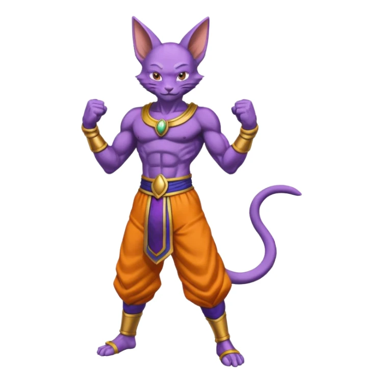 Beerus-Lombax full body  sticker