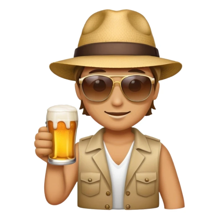 earning money and holding a beer sticker