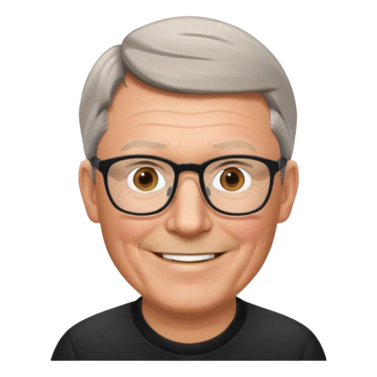 Alex Ferguson football coach, glasses sticker