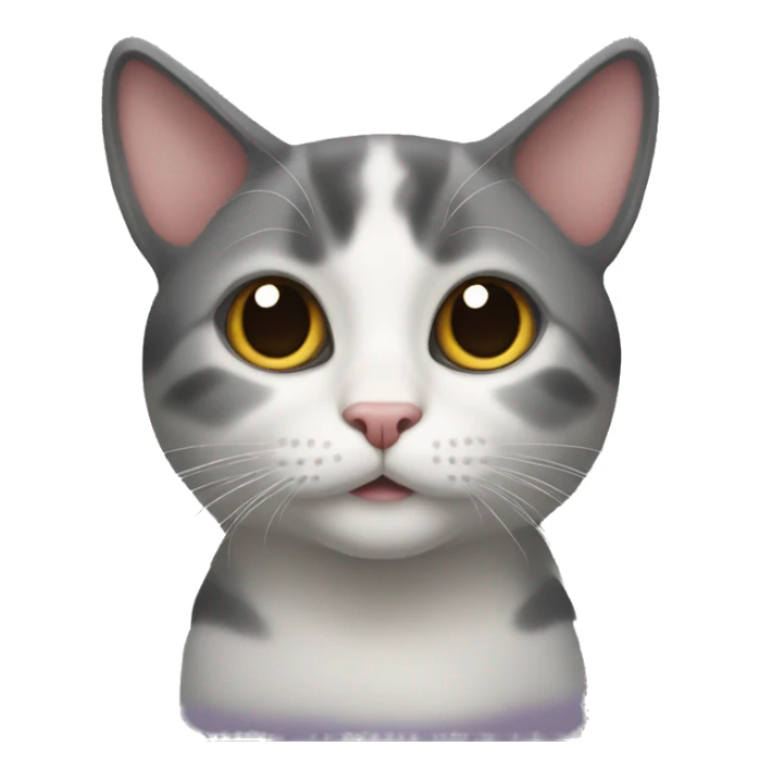 hybrid of cat and black  sticker