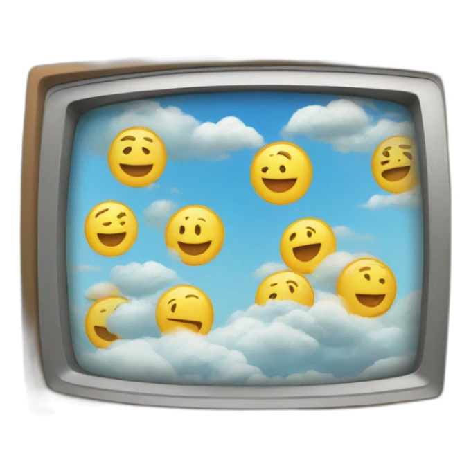 TV with weather broadcast on it and made by DreamWorks and Pixar sticker
