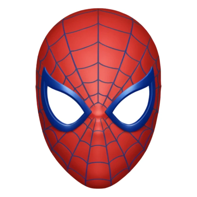 Spider man only face sticker