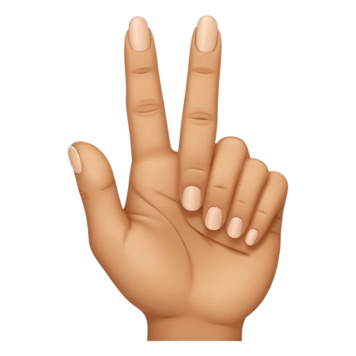 Its a meme in indai that is a hand gesture which middle finger is faced front and all finger is faced upward sticker