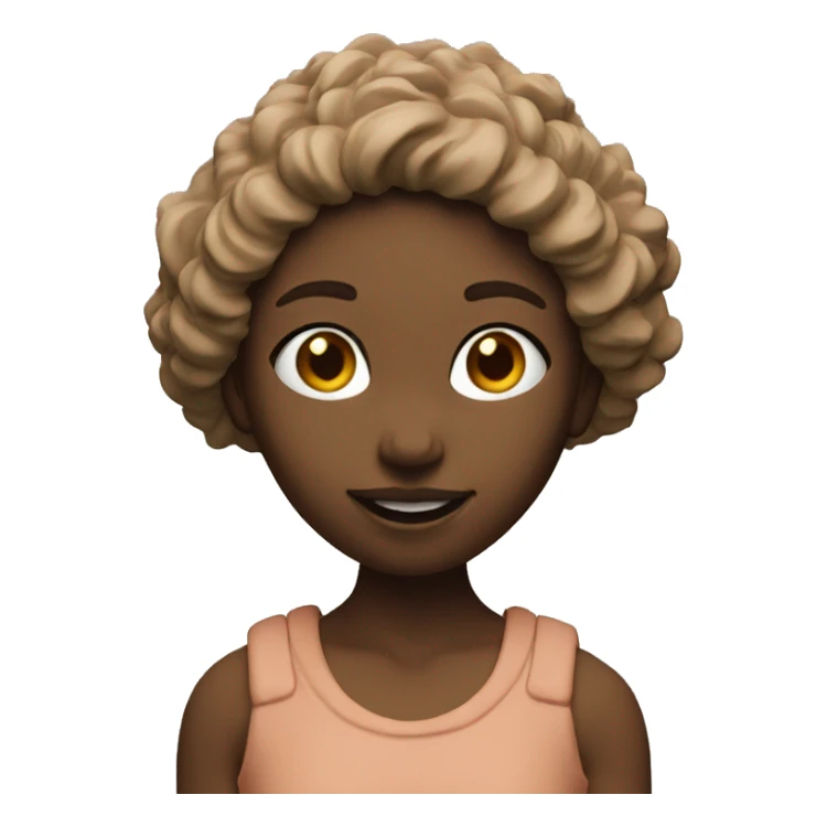 girl sculpts from clay sticker