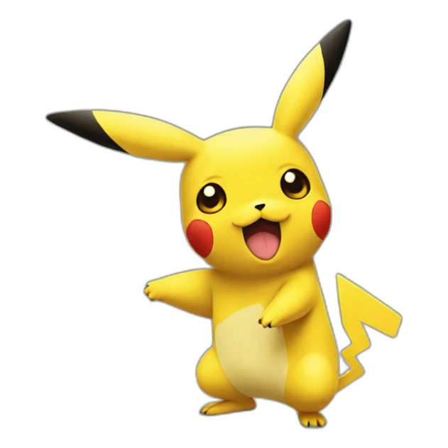 Pikachu picasso sticker