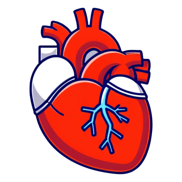 animated heartbeat, medical heart sticker