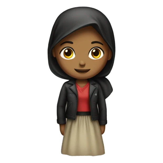 Girl standing with Palestine  sticker