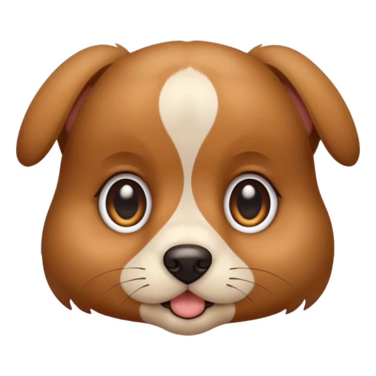 a puppy's face with bright eyes sticker