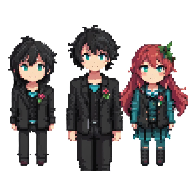 emoji combining Hiro, Miyamura, and Kanata Asai sticker