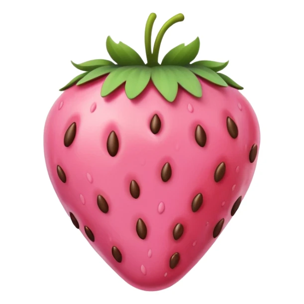 🍓i want this emoji exactly that has been dipped in pink chocolate  sticker