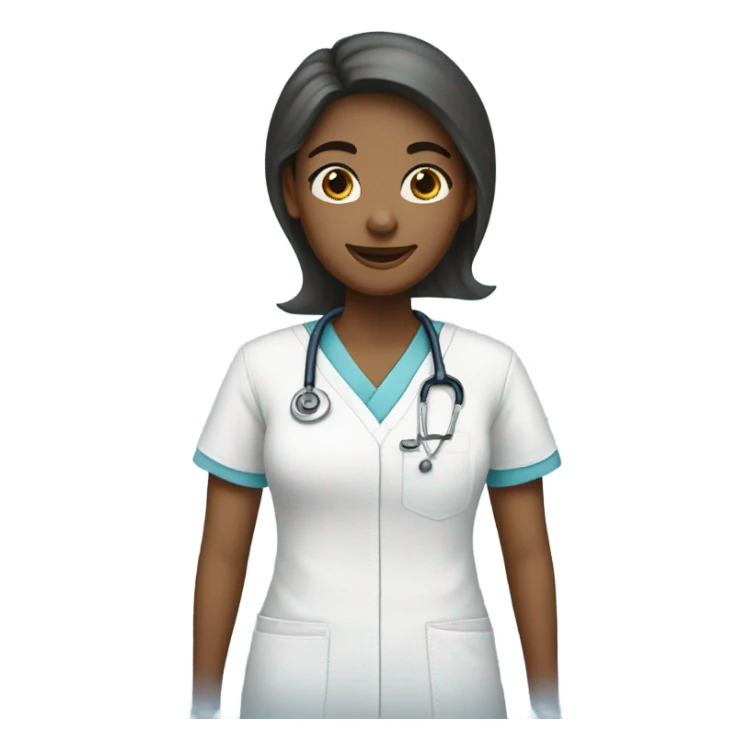 Girlie with scrubs sticker