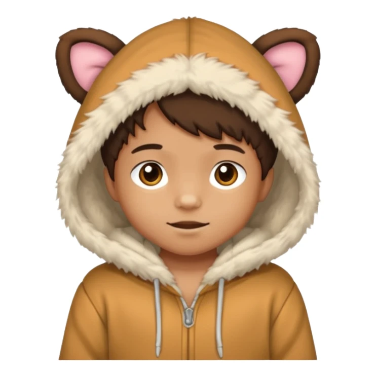 Animal Hoodie Kid sticker