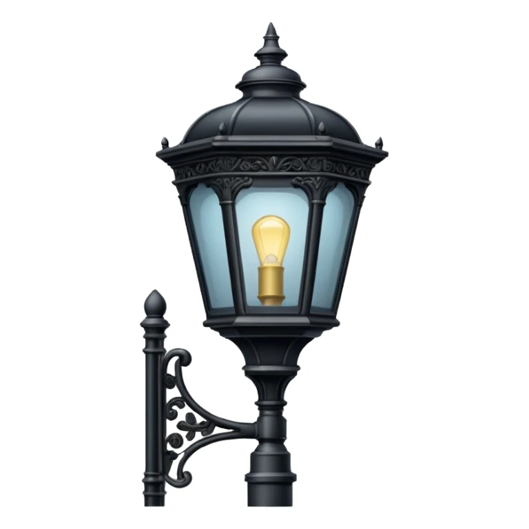 Street lamp sticker