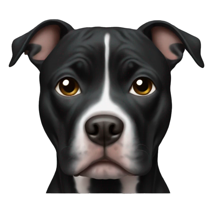 black pitbull sticker