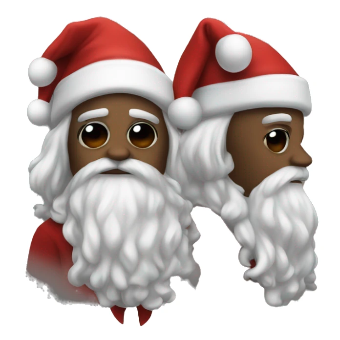 gangster santa sticker