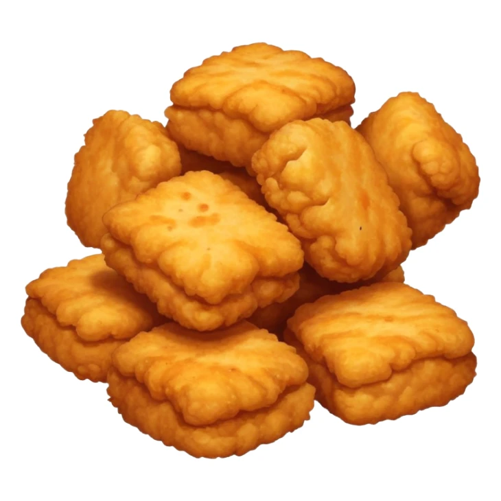 Heavily seasoned spicy nuggets sticker
