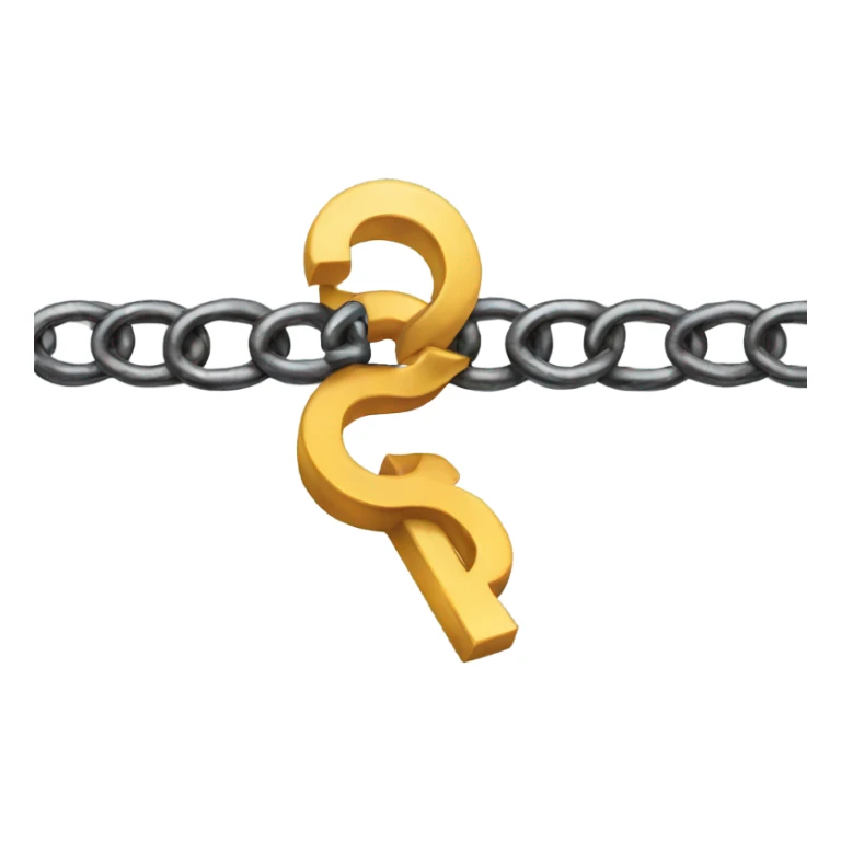 a chain breaking as a sign of freedom sticker