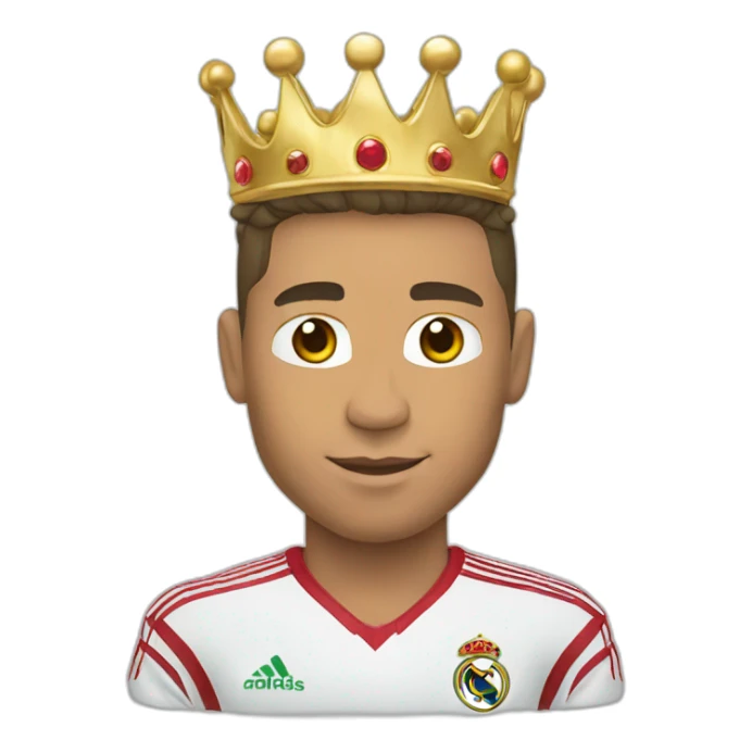 Ronaldo with crown sticker