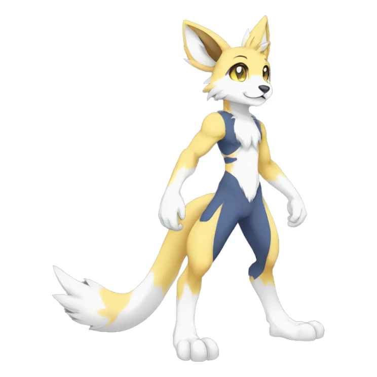 Anthro FurSona Fakemon Full Body sticker