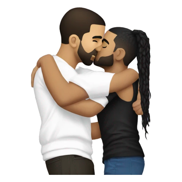 drake kissing drake kissing drake kissing drake sticker