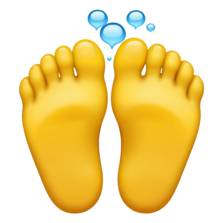 Emoji that smell feet sticker