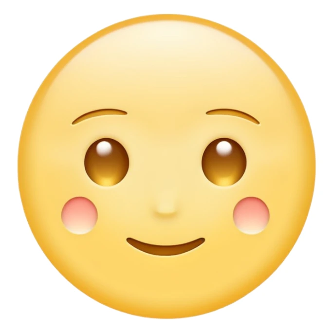 minimal flat emoji symbolizing insight or understanding,
soft glowing dot or gentle light shape,
warm pastel yellow tone,
calm intelligence aesthetic,
premium health app icon style,
transparent background,
vector illustration
 sticker