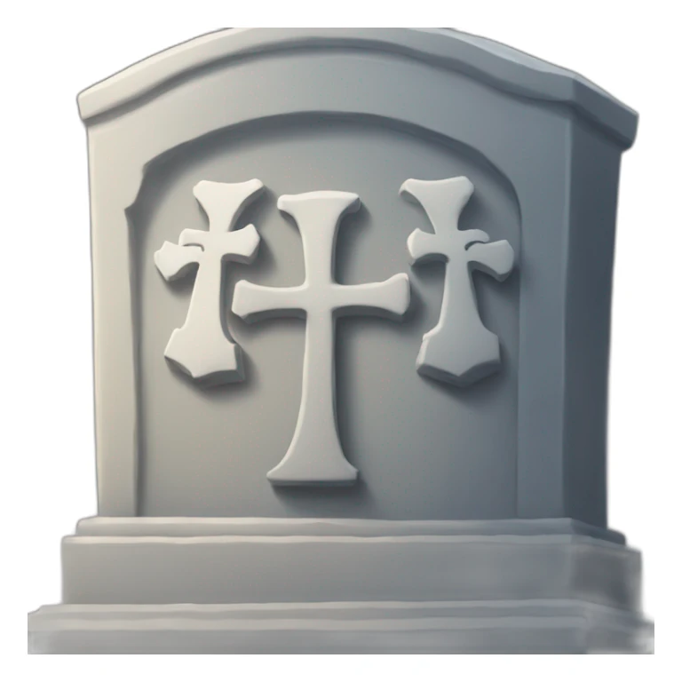 A tombstone with CHA tombstone with CHEH written on it written on it sticker