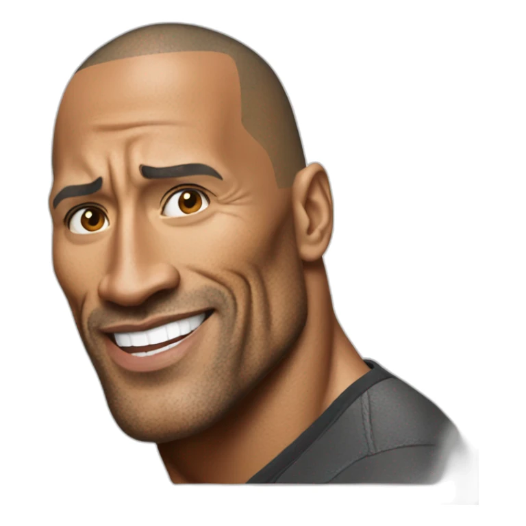 Dwayne the rock johnson sticker