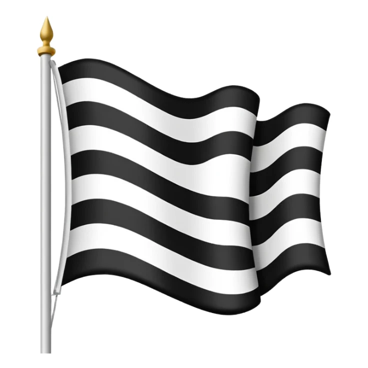 Fais moi le drapeau de la Bretagne comme il est réellement avec les 11 hermines et sans y ajouter ou modifier quoique ce soit pas même de personnages  sticker