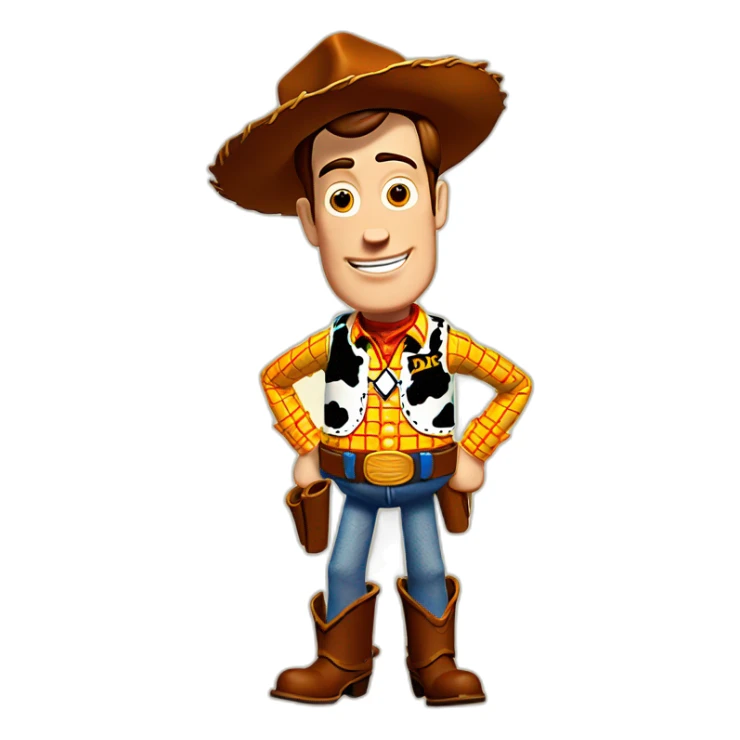 Woody from toy story sticker