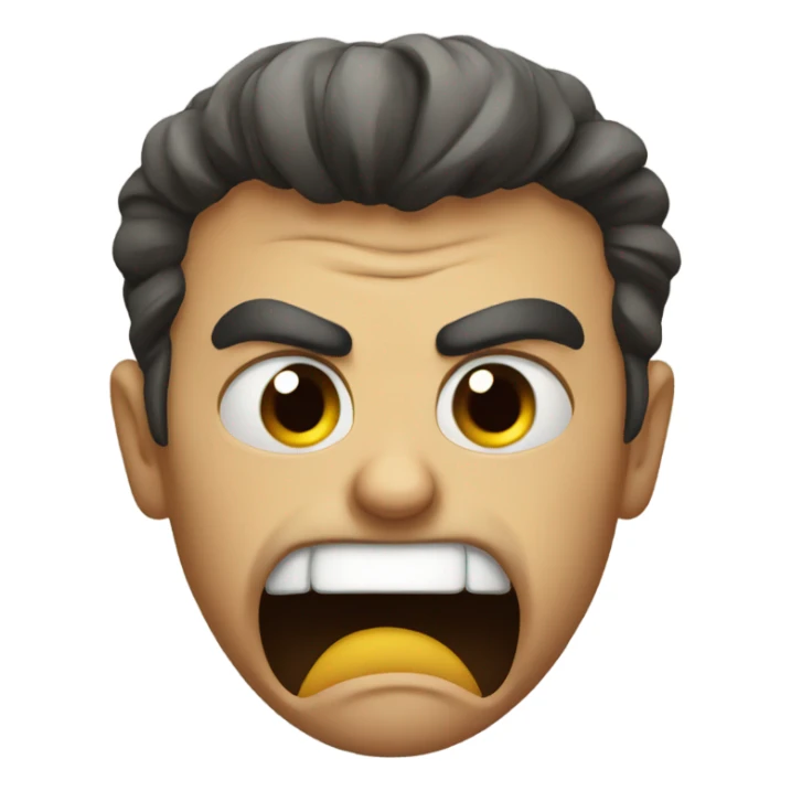 Angry emoji  sticker