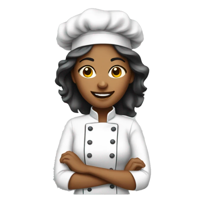 personal chef woman sticker