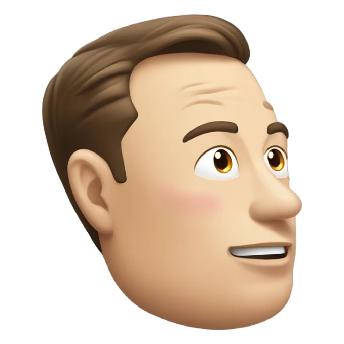 Elon musk farting sticker