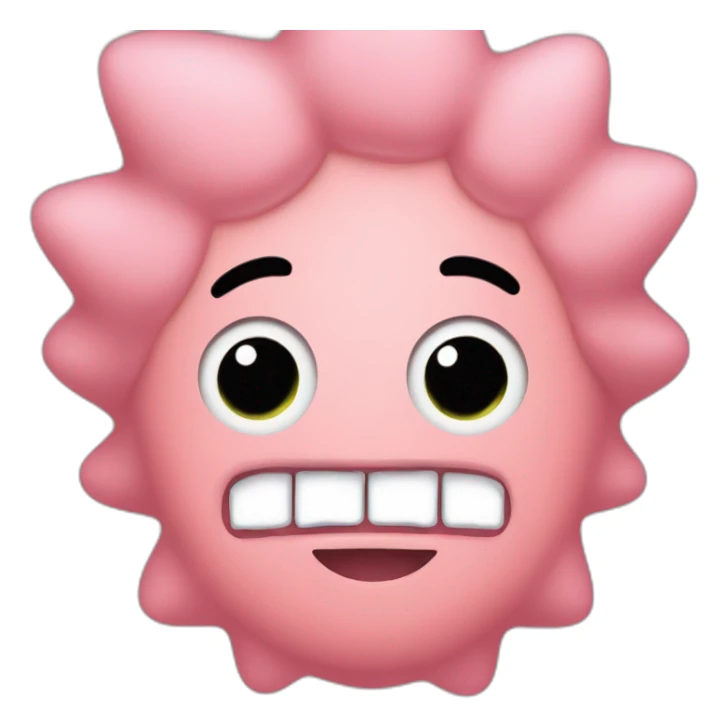 patrick star blush sticker