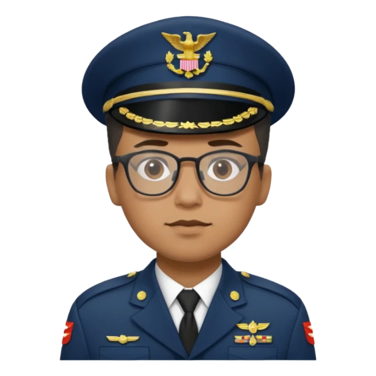 generate realistic military logistics department manager sticker