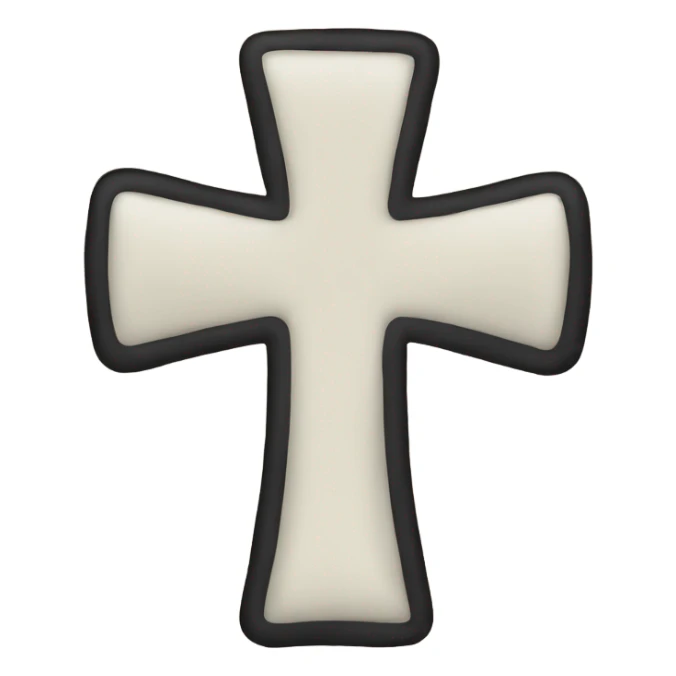 Cross sticker