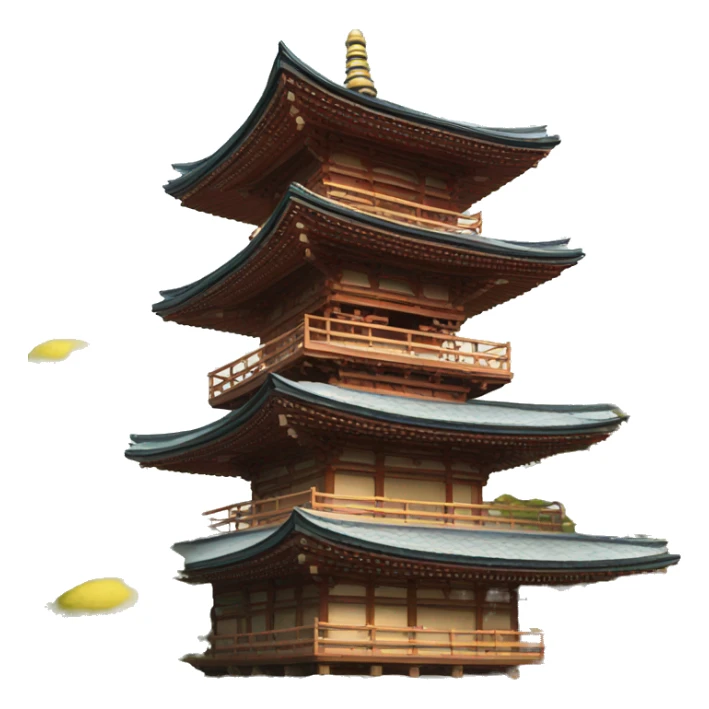 Japanese 5-story pagoda sticker