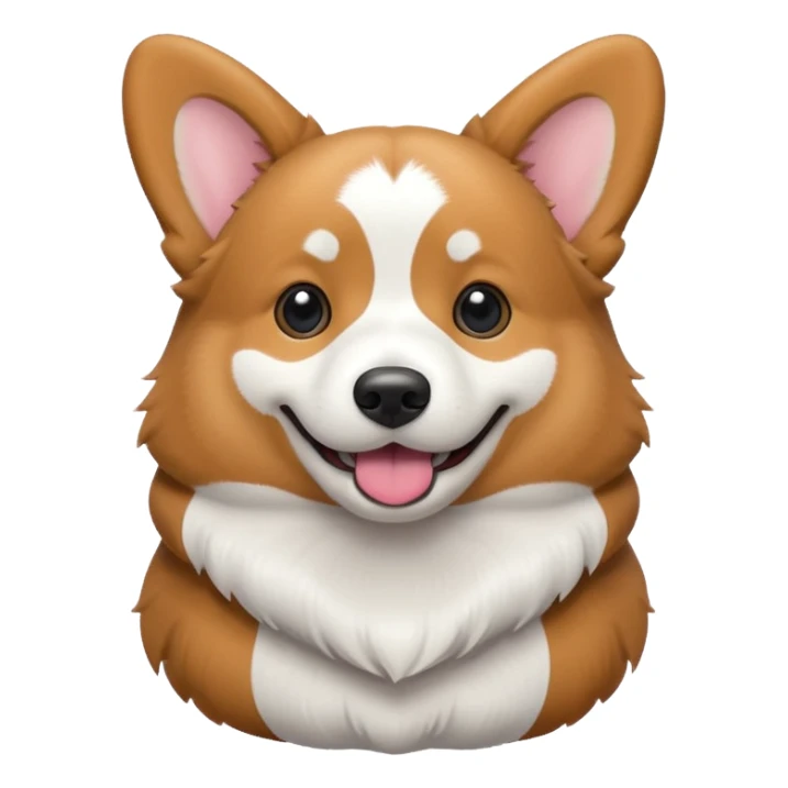 big fat black and white corgi named “boo” sticker
