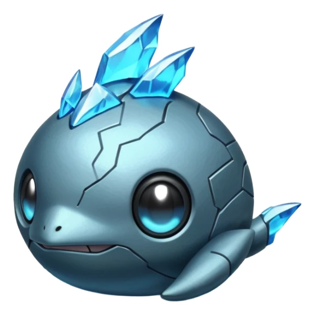 Elemental Water-Electric-Rock-Steel-type natural realistic elegant cool handsome beautiful pretty badass Pokémon-Fakémon-creature sticker