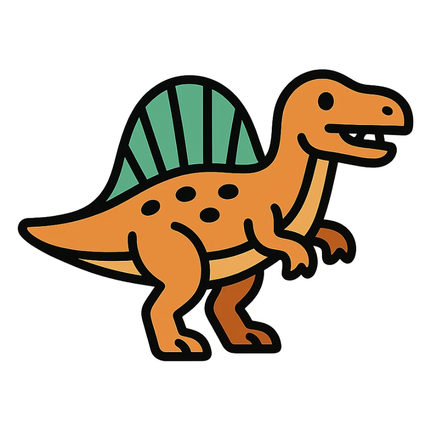 Spinosaurus from Jurassic Park 3 sticker