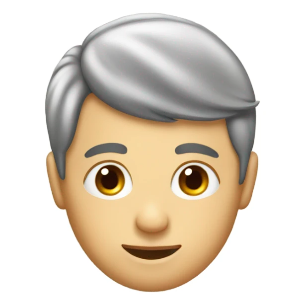 Pregnant man with toupee sticker