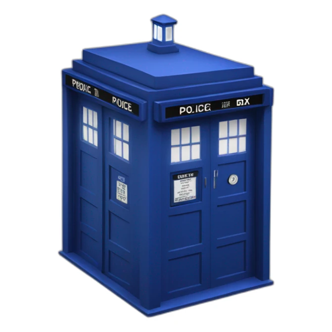 the-TARDIS-blue-police-box sticker