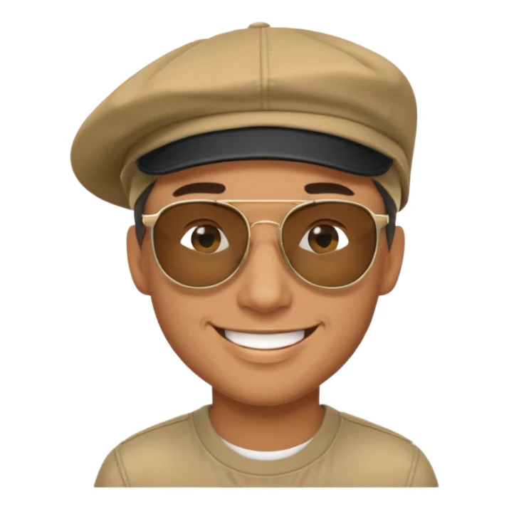 Peut tu mettre une casquette sur le côté à cette emoji😎 sticker