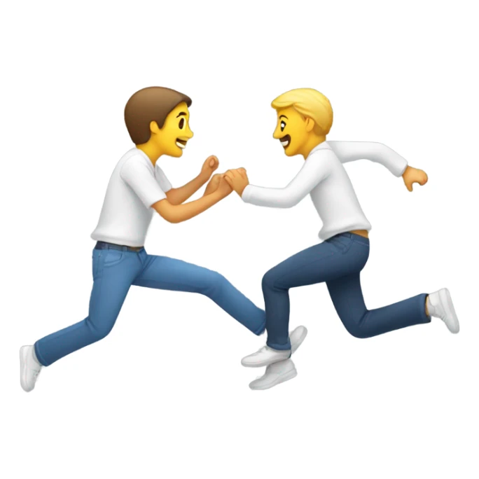 Giving an encouraging kick in the fanny sticker