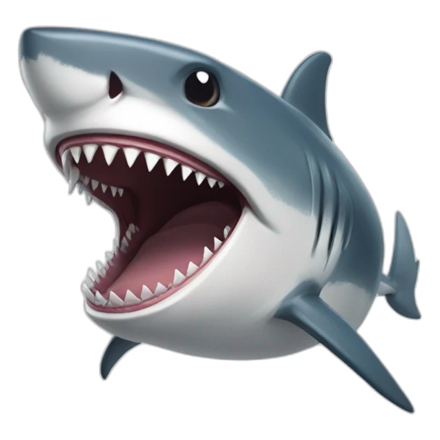 Hybrid shark human shark shark grinning sticker