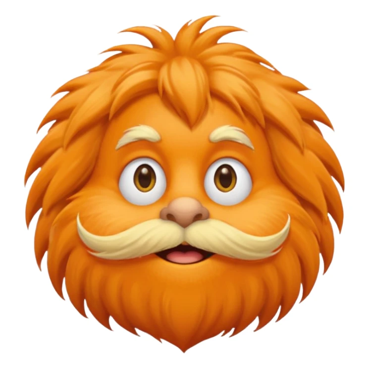 I want Lorax more accurate to the Dr suess film  sticker