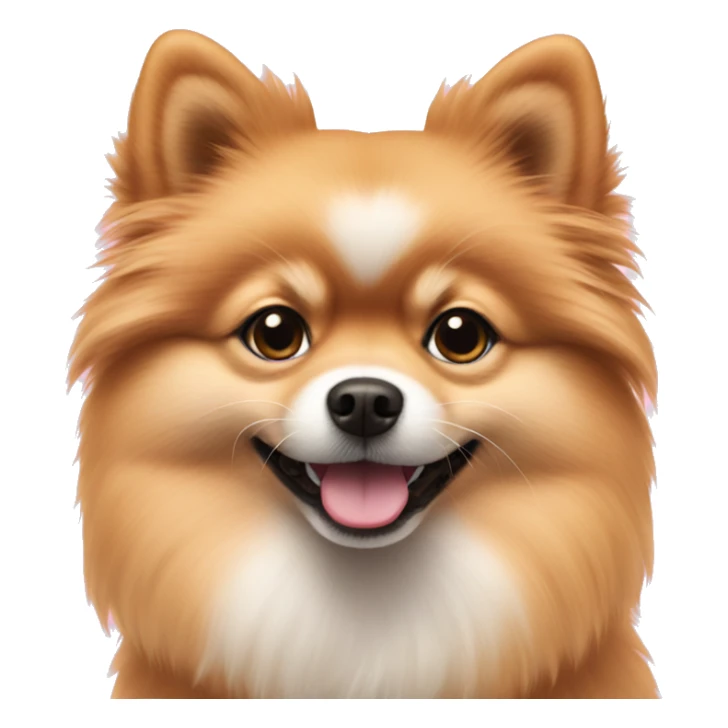 pink pomeranian sticker